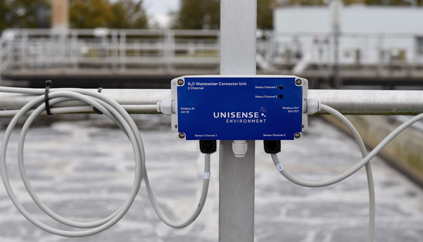 N2O Wastewater Connector Unit installed at WWTP