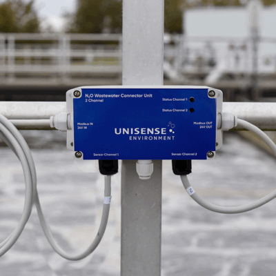 N2O Wastewater Connector Unit installed at WWTP