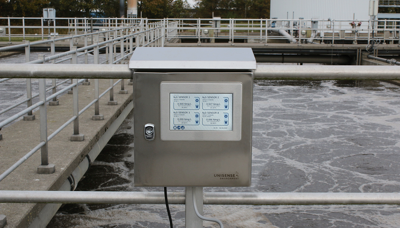 N2O Wastewater Operator Console installed at WWTP