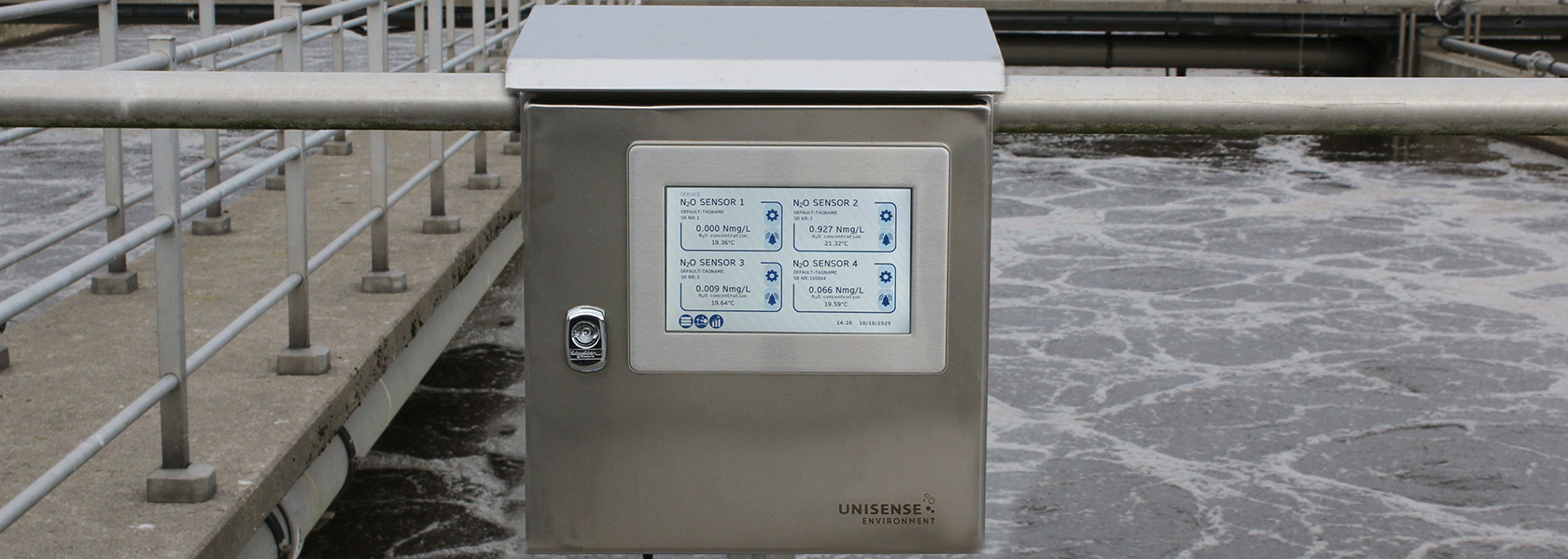 N2O Wastewater Operator Console installed at WWTP