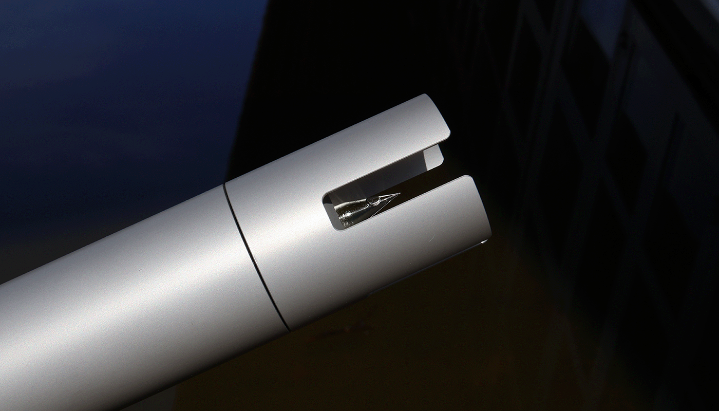 N2O Wastewater Sensor zoomed in on the sensor tip with water background